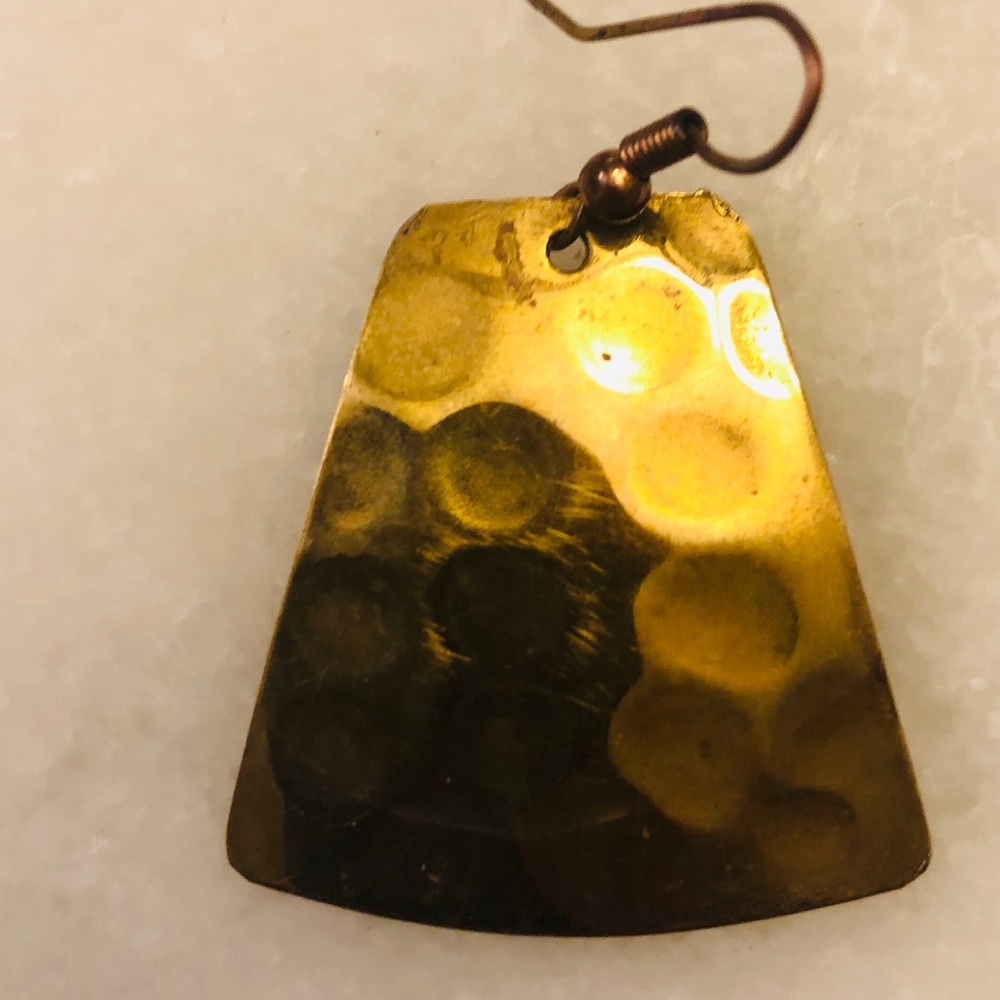 Gold plated earrings